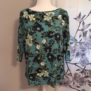 J. Jill Loose Fit Floral Pullover Top